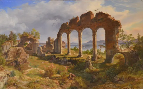 Öl auf Leinwand  73 x 118 cm