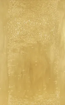 Zellzement und Goldlack auf Leinwand  206 x 130 cm