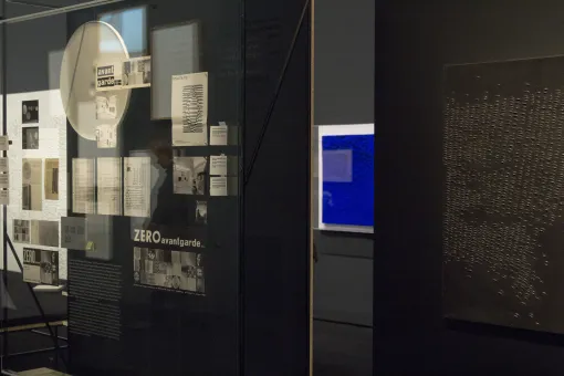 Ausstellungsdisplay: Nicole Six, Paul Petritsch