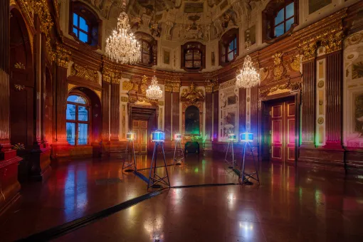 OLAFUR ELIASSON: Five orientation lights