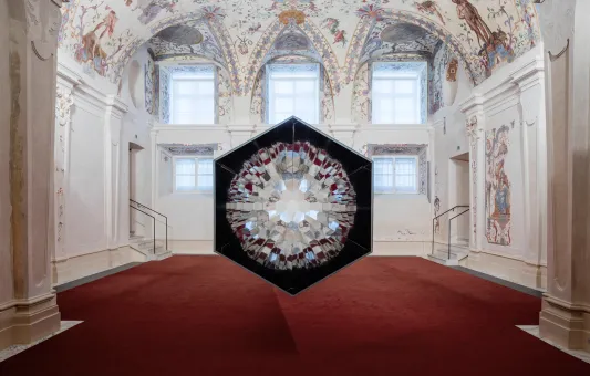 Installation view: BAROQUE BAROQUE, Winterpalais of Prince Eugene of Savoy, Vienna, 2015