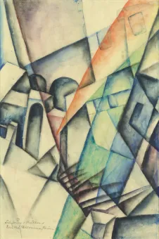 Aquarell auf Transparentpapier  35 × 23 cm  
