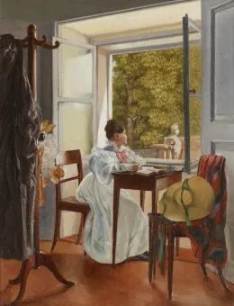 Öl auf Leinwand  27,5 x 21,2 cm  