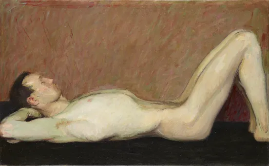 Oil on canvas  48 x 78 cm