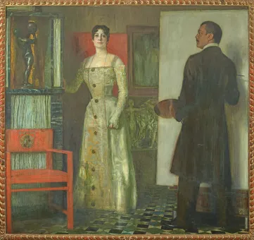 Öl auf Leinwand auf Karton  157 × 169 cm