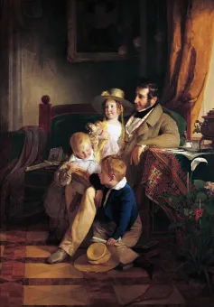Oil on canvas  221 x 155 cm