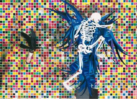 Öl auf Leinwand  230 x 320 cm  