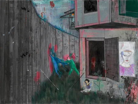 Öl auf Leinwand  60 x 80 cm  