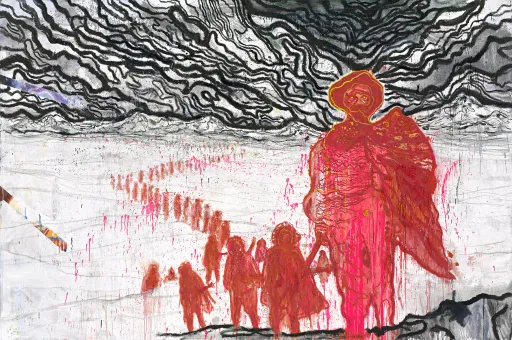 Öl auf Leinwand  200 × 300 cm
