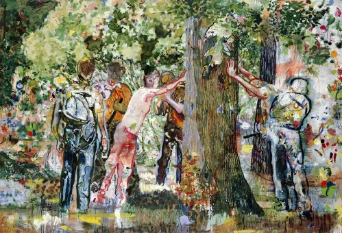 Öl auf Leinwand  252 × 368 cm