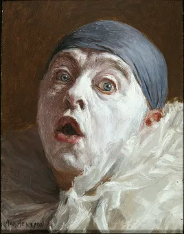 Öl auf Holz  18 × 14 cm
