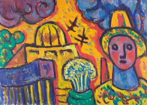 Öl auf Leinwand, 100 × 140 cm
