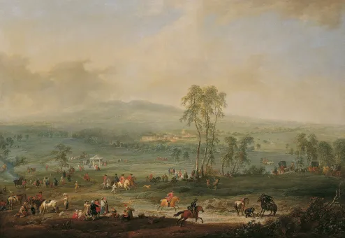 Öl auf Leinwand, 97 x 138 cm    