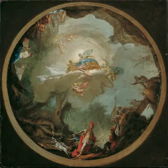 Öl auf Leinwand, 63 x 63 cm      
