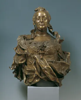 Bronze, feuervergoldet 90 × 75 × 55 cm
