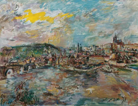 Oil on canvas  91 x 117 cm  