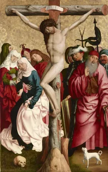 Painting on spruce wood  209,5 × 134,6 cm
