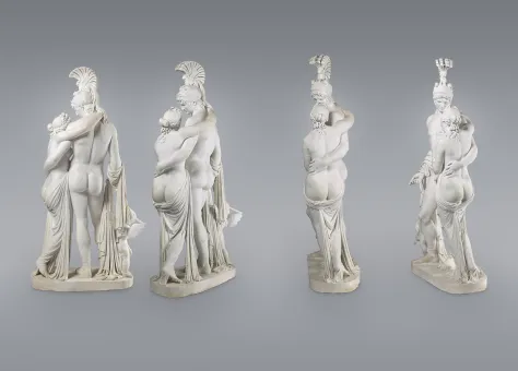 Leopold Kiesling. Der Mythos von Mars und Venus mit Amor