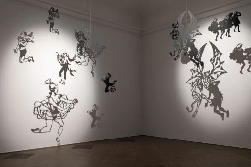 Ausstellungsansicht INTO THE NIGHT 