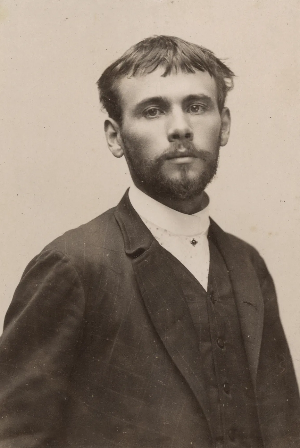 Portrait vom jungen Gustav Klimt