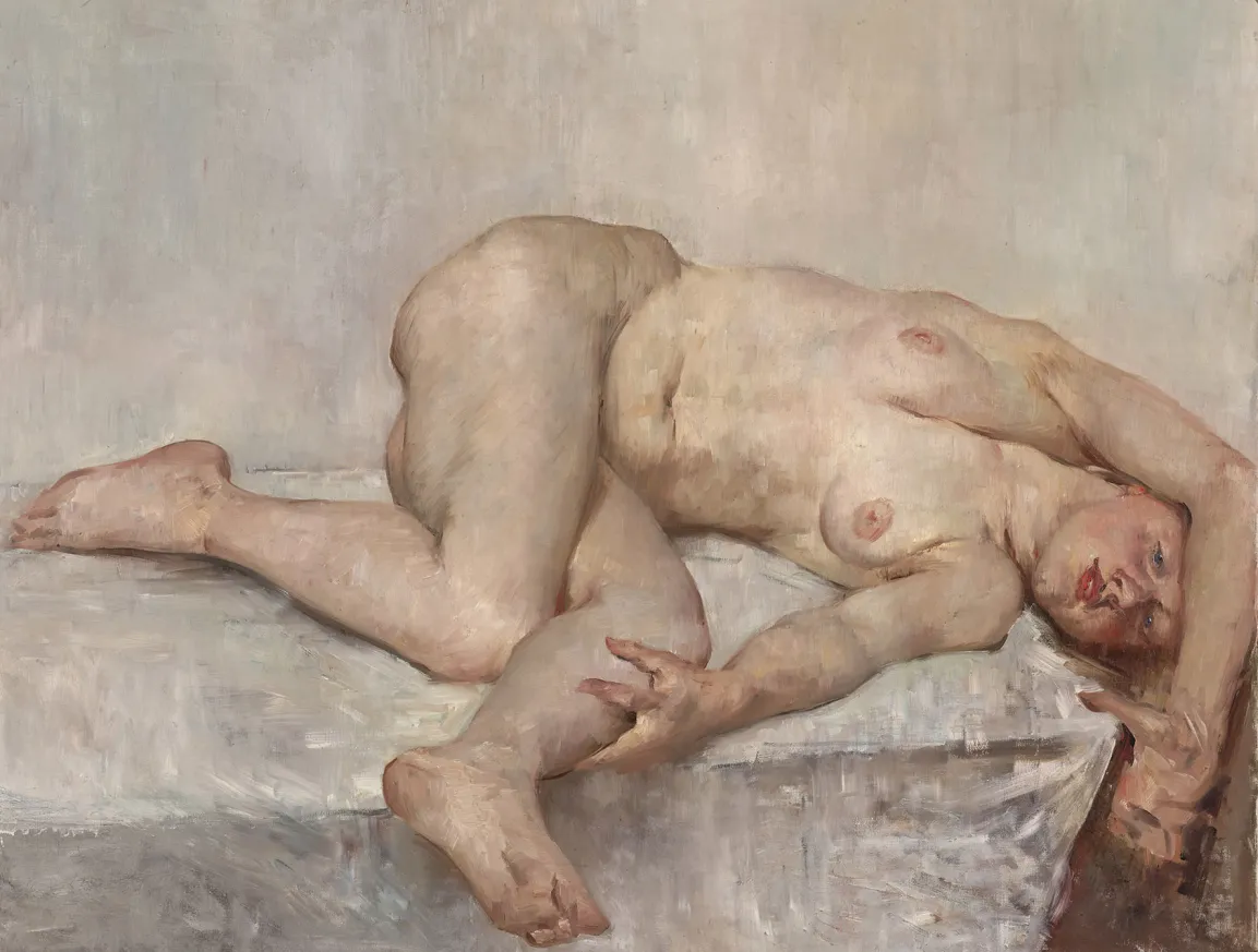 Lovis Corinth, Liegender weiblicher Akt, 1907