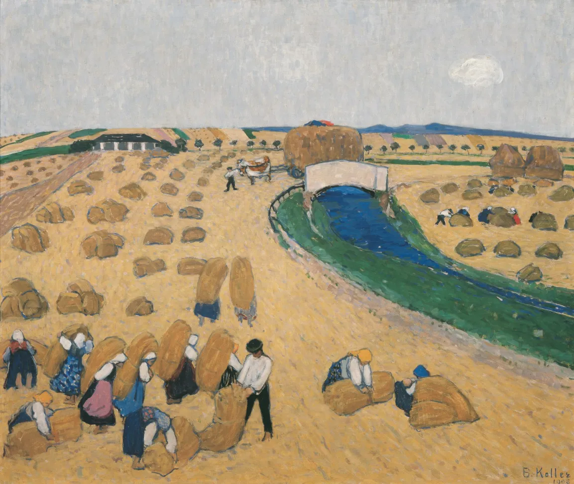 Broncia Koller-Pinell, Die Ernte, 1908 