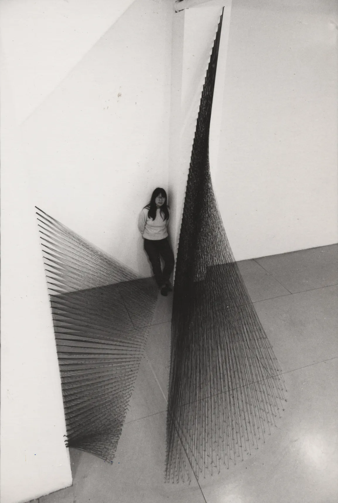 Kazuko Miyamoto inside Black Poppy, 1978