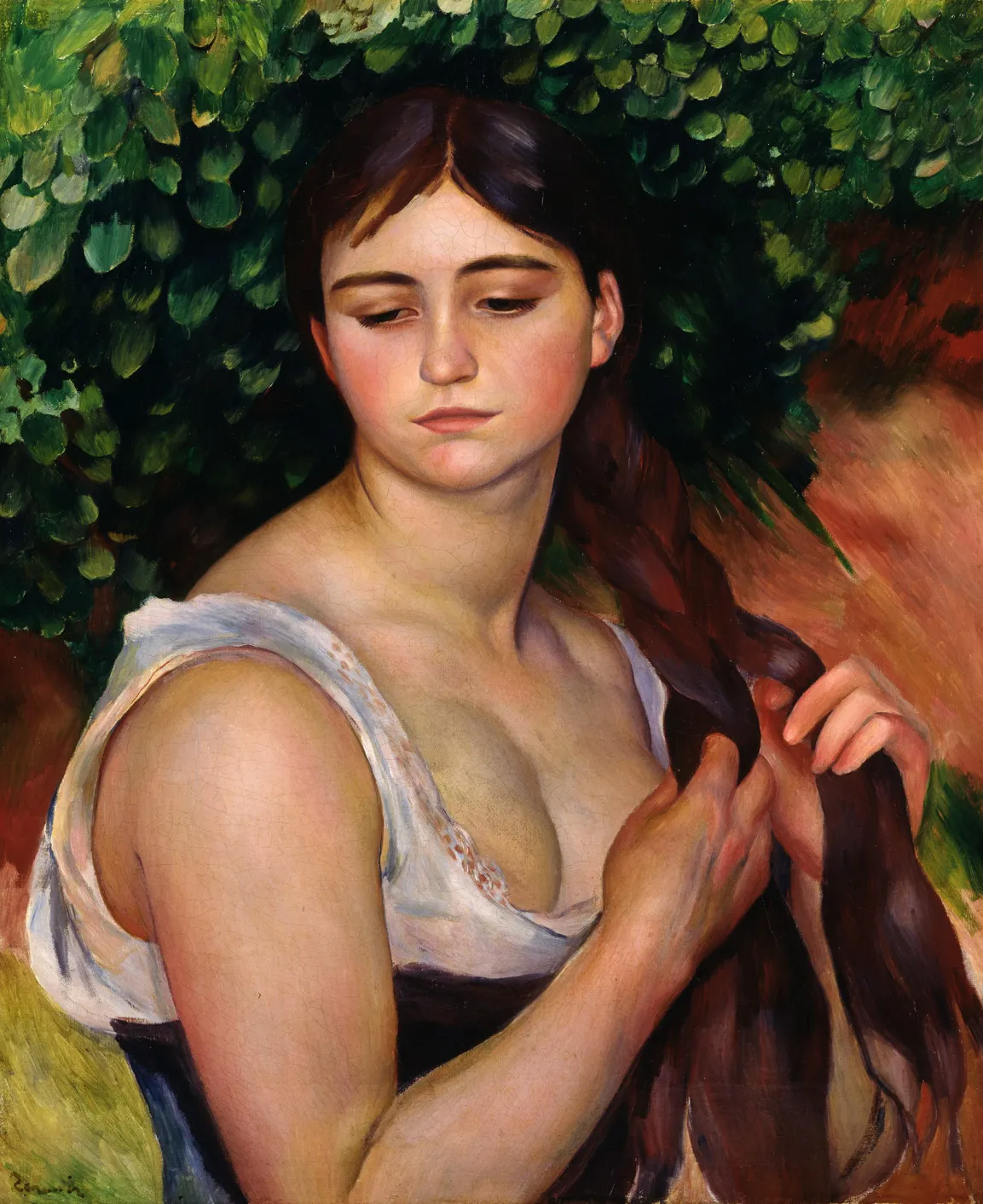 Pierre-Auguste Renoir, Der Zopf, 1886/1887