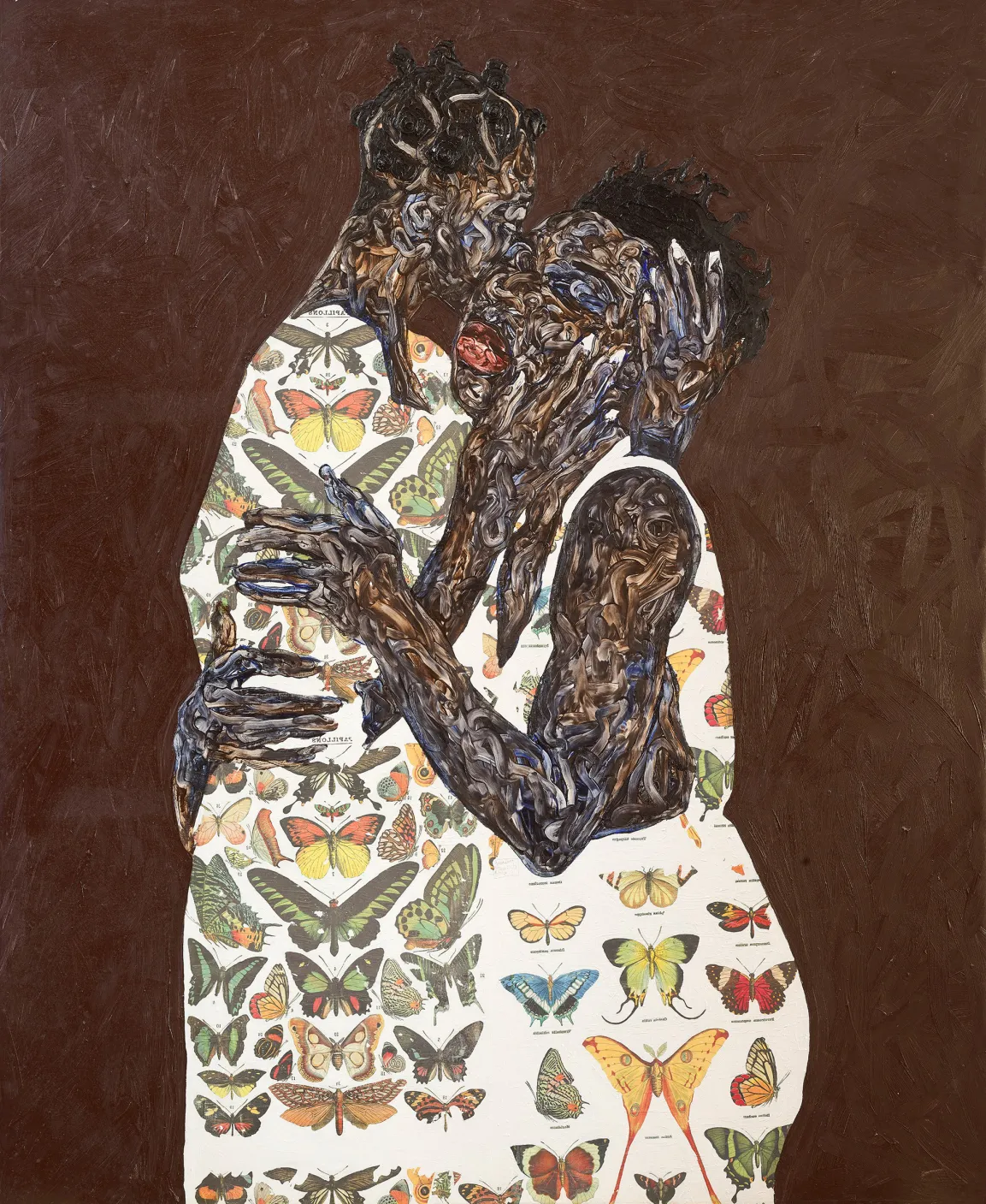 Amoako Boafo, Papillon Hug, 2023
