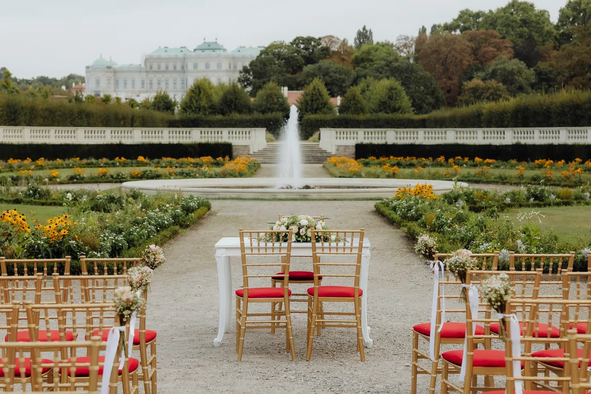 Hochzeit im Schloss Belvedere