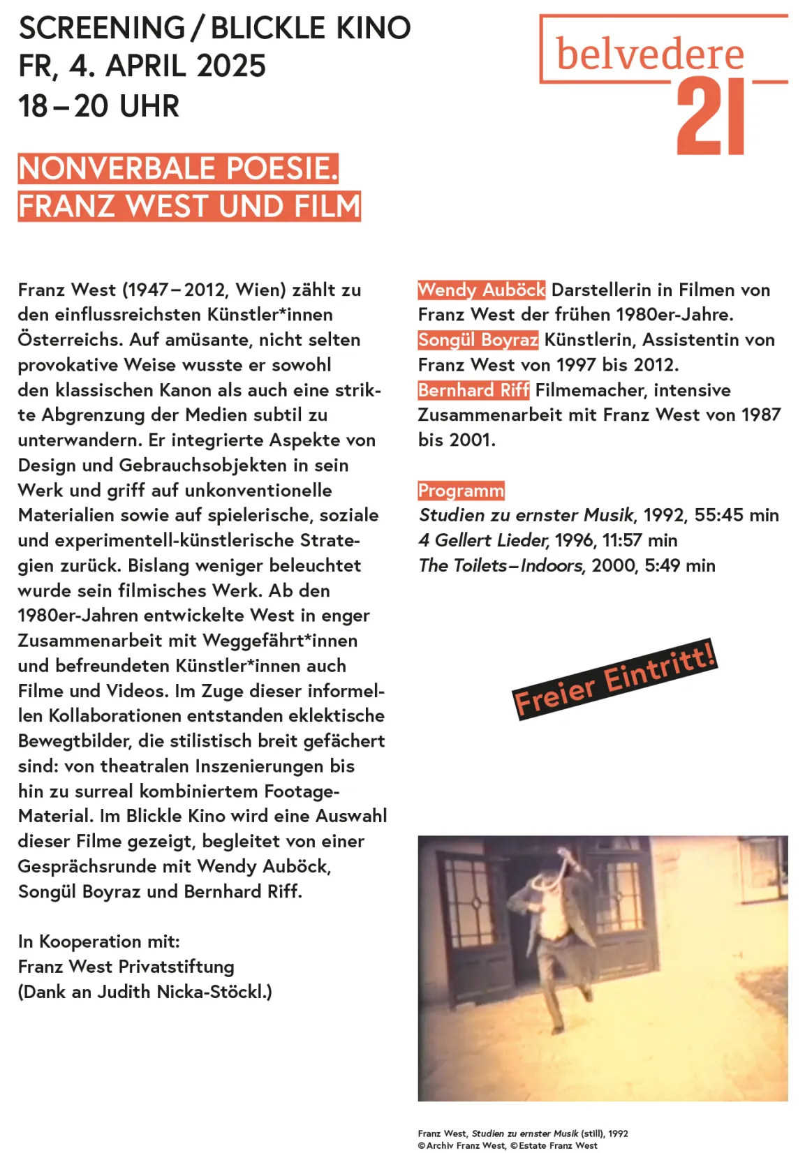 Blickle Kino Programm