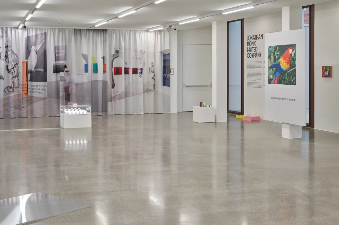 Ausstellungsansicht Jonathan Monk. Limited Company, Belvedere 21