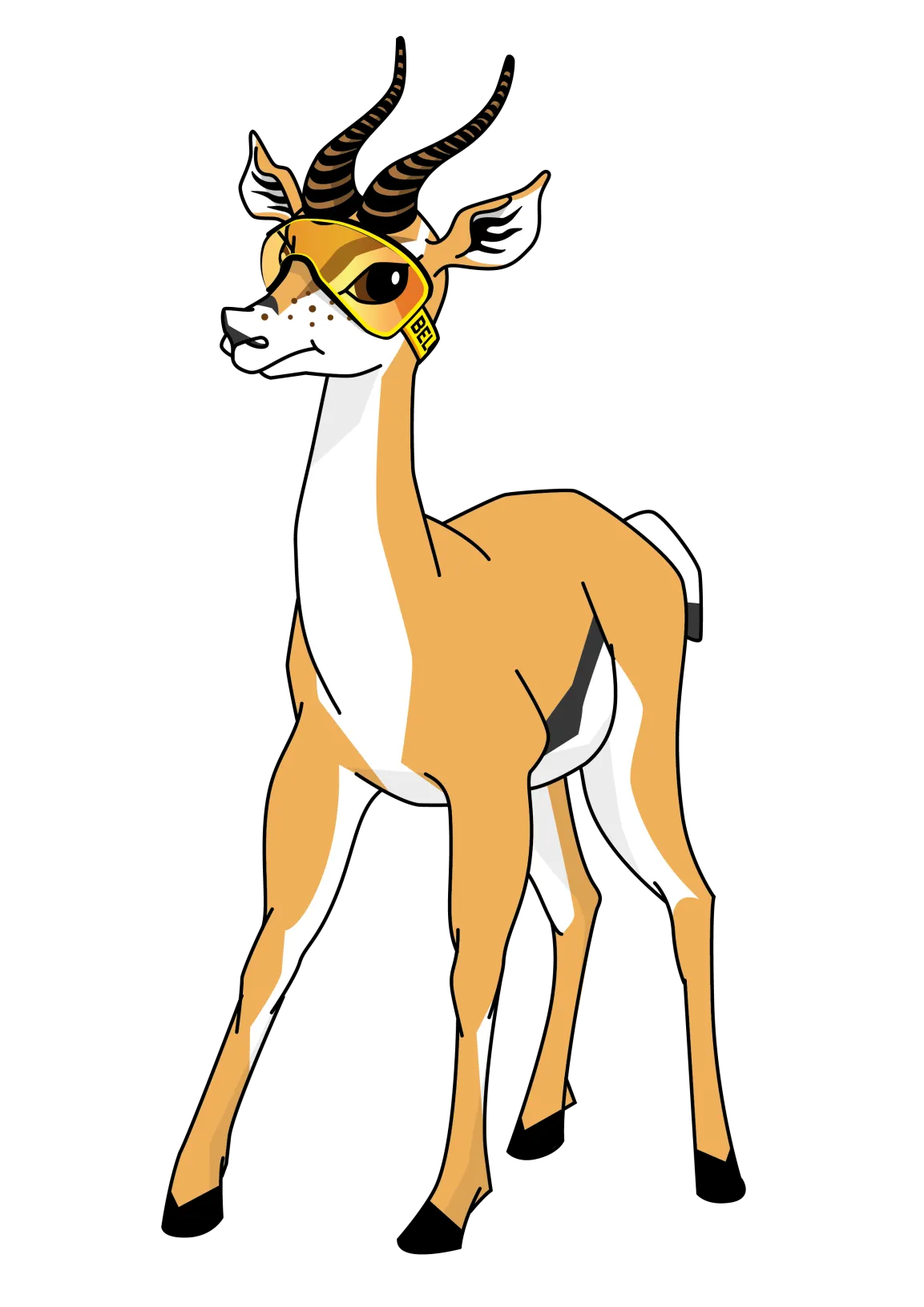 Antilope Illunstration