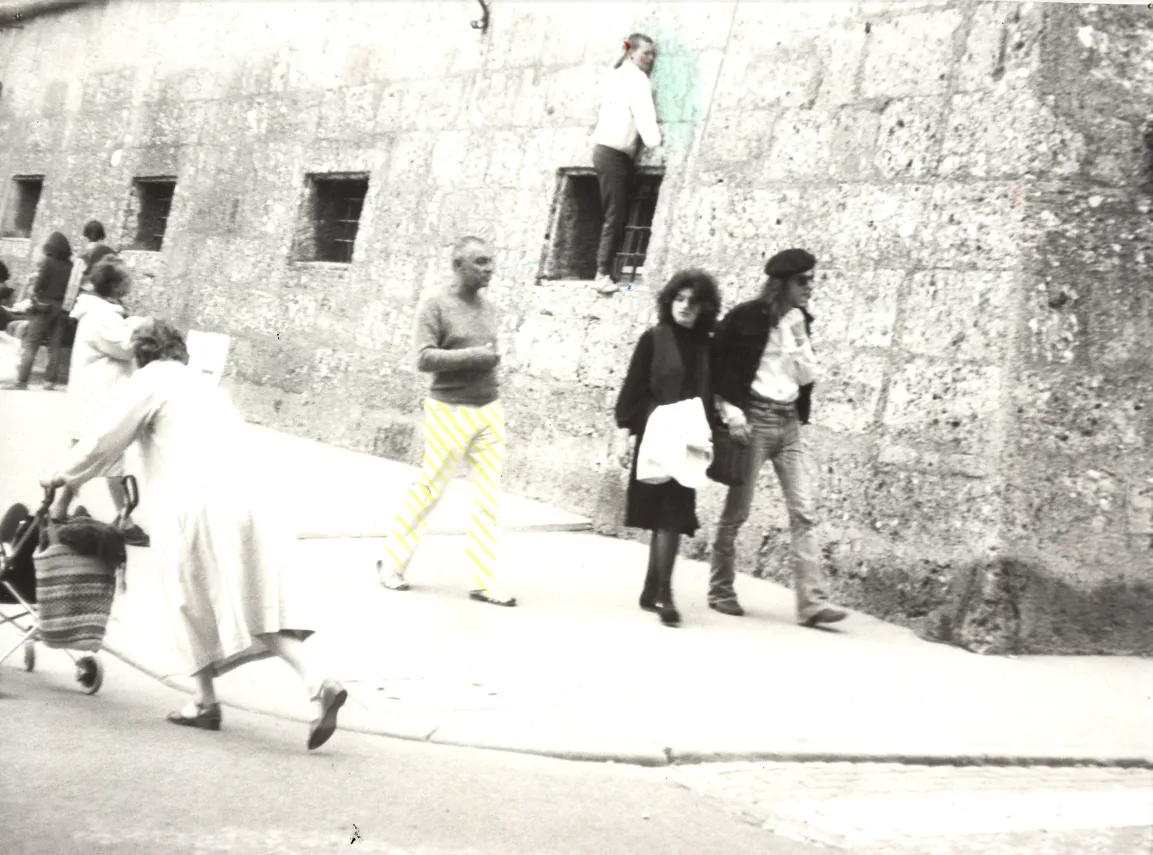 Ashley Hans Scheirl, Performance 'Stadtmonster' (Residenz, Salzburg), 1981