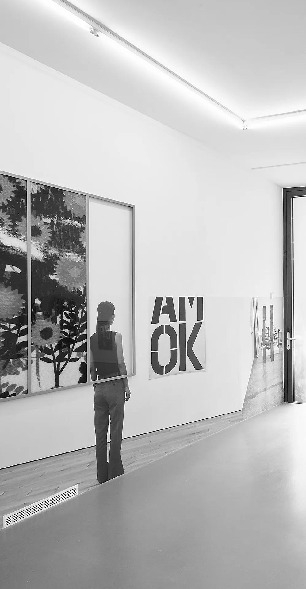 Ausstellungsansicht von Jonathan Monk