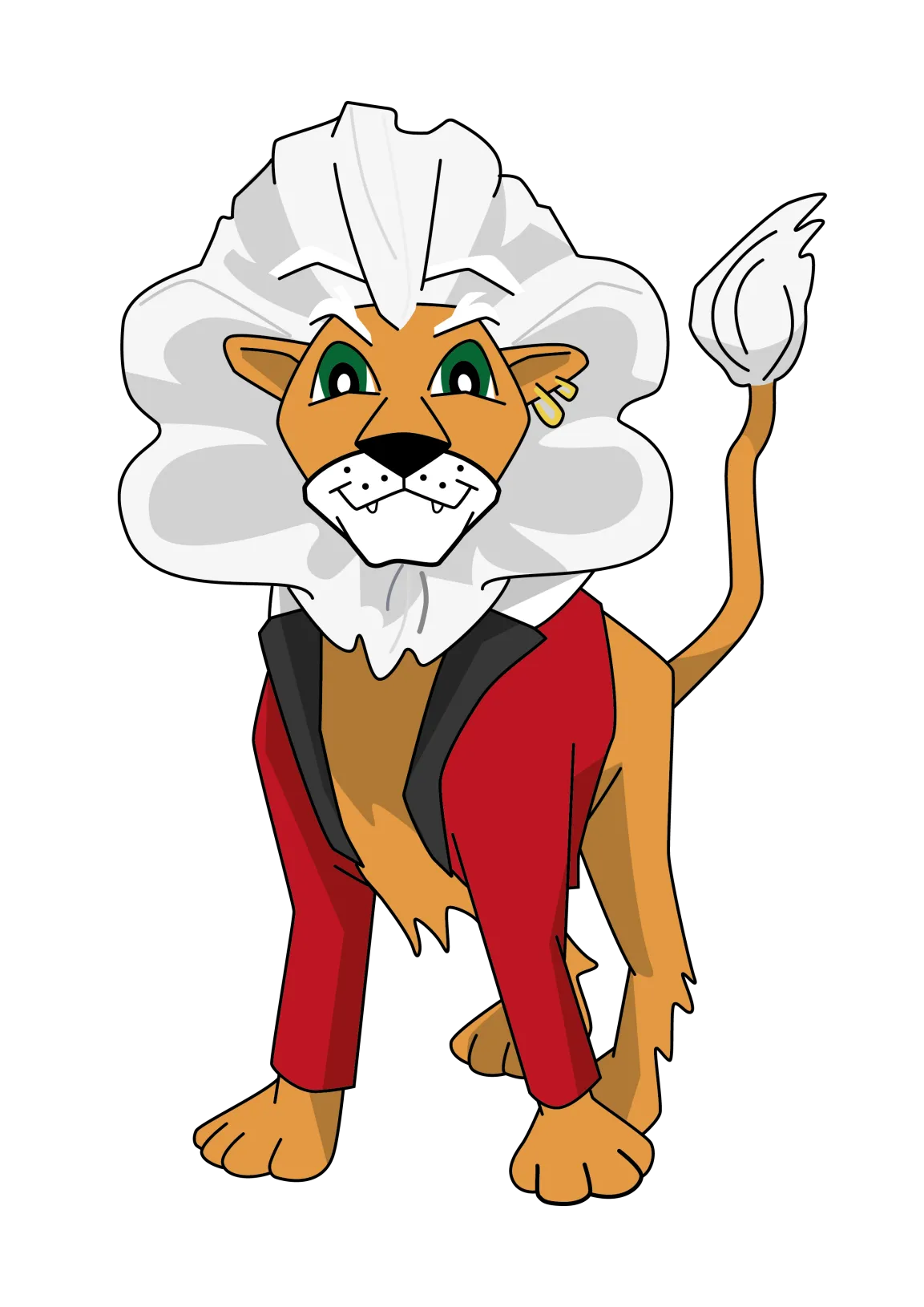 Löwe Illustration
