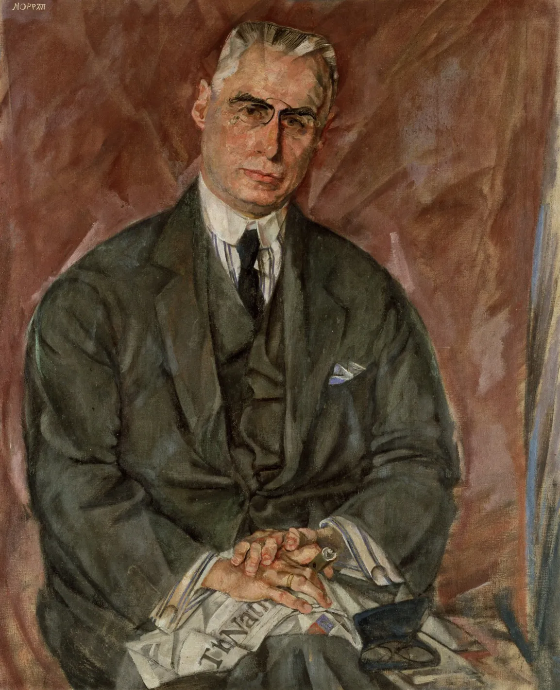 Max Oppenheimer, Bildnis Sidney W. Brown, 1917