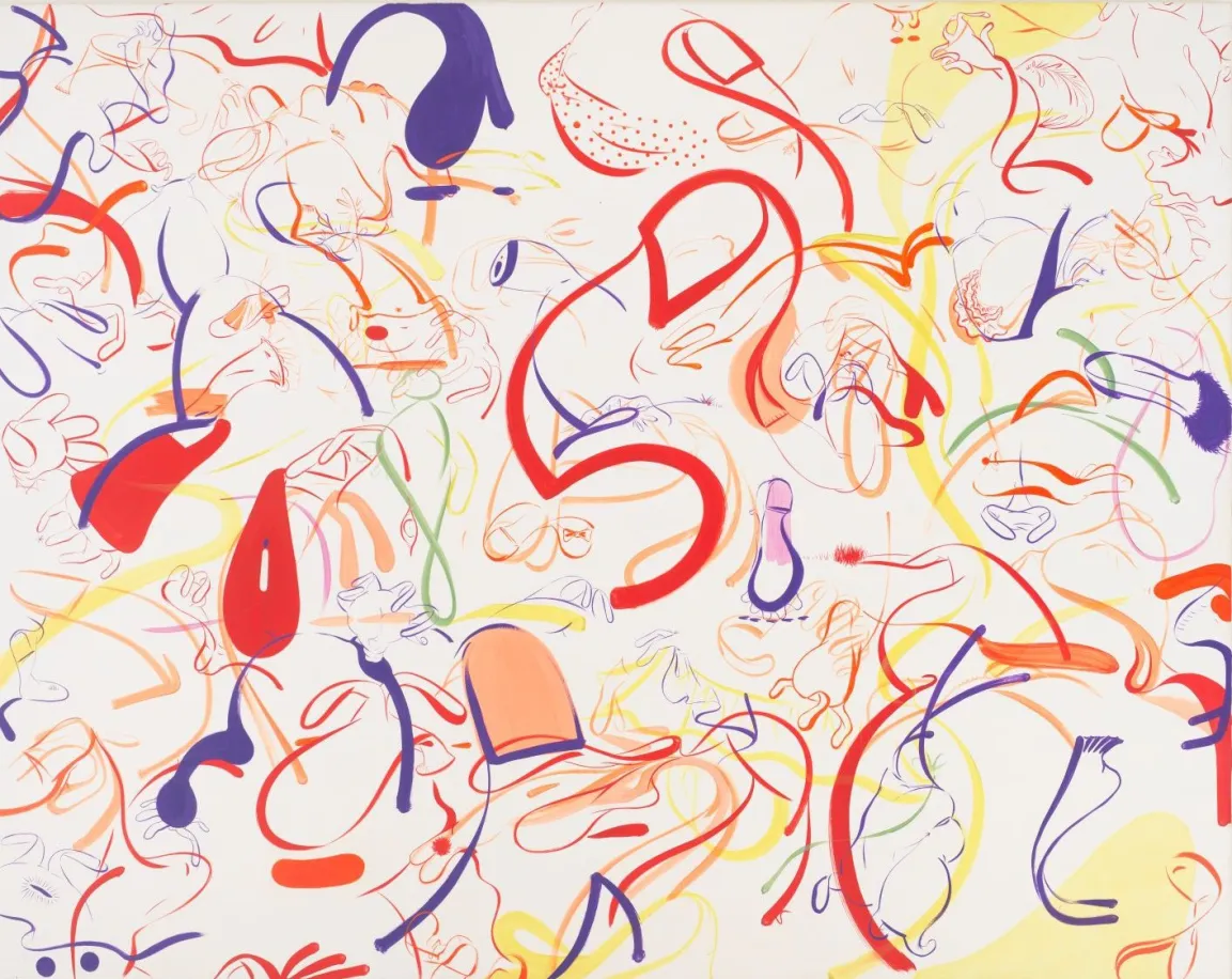 Sue Williams, Big Red Shoes, 1998