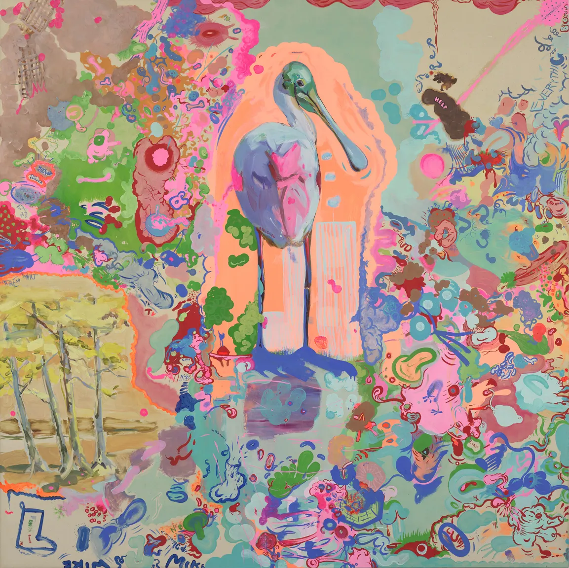 Sue Williams, Mike and Zbigniew, 2012