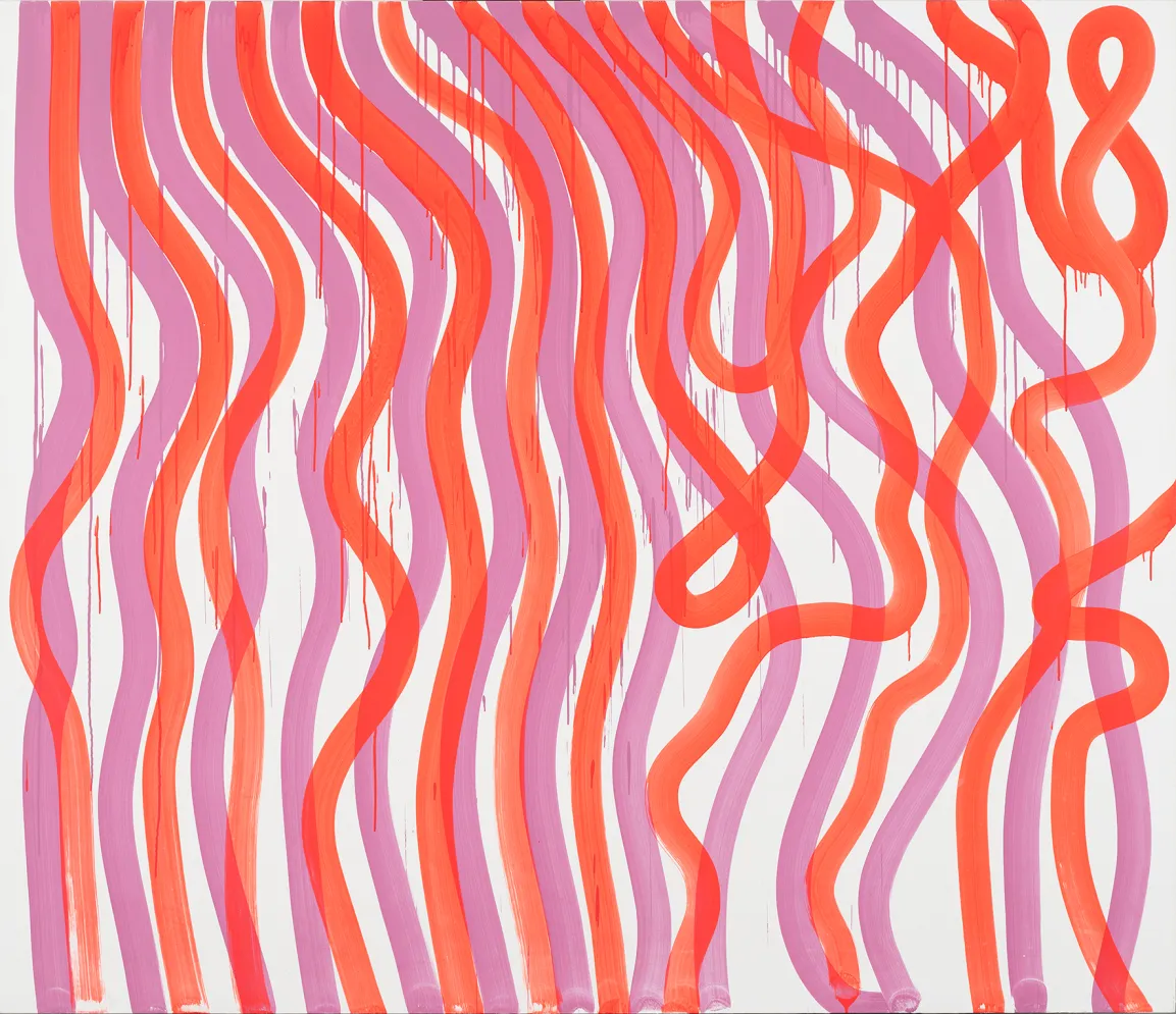 Sue Williams, Red and Purple Deal, 2001