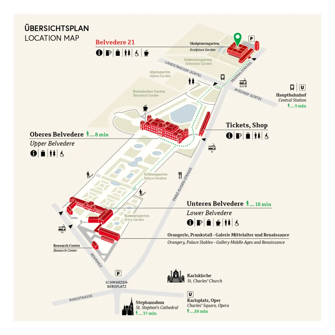 Site Map Belvedere 21