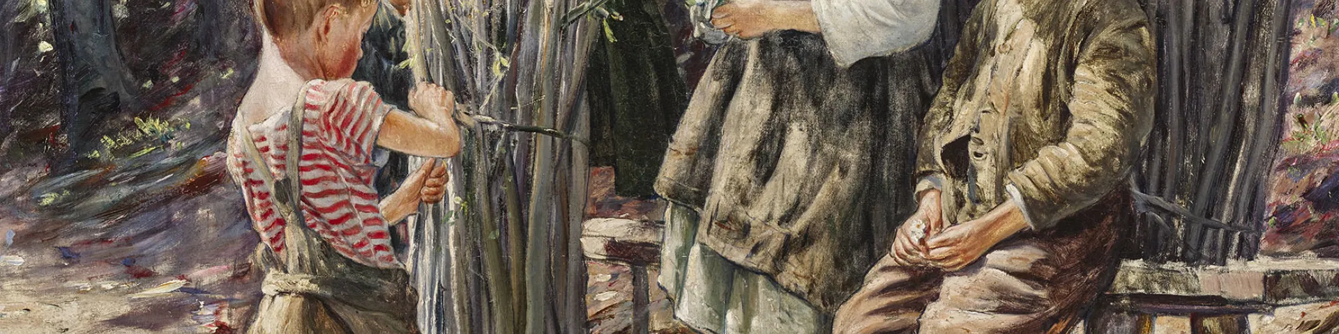 Anton Filkuka, Holzsammelnde Kinder