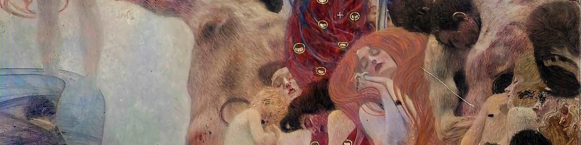 Gustav Klimt, Fakultätsbild „Die Medizin“, 1901, Rekolorisierung nach historischer Aufnahme (2021)