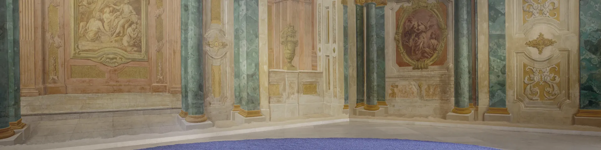 Installationsansicht CARLONE CONTEMPORARY: herman de vries. 108 pfund lavendel