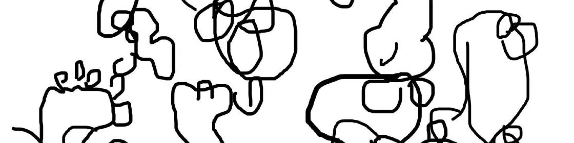 Rita Vitorelli  Ohne Titel, 2013  Trackpad-Zeichnung (Füße 3)  Größe variabel