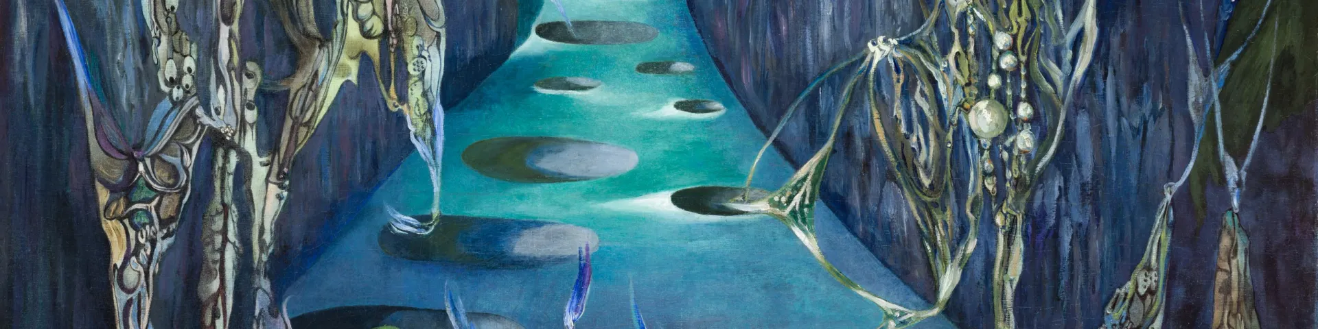 Fumage und Öl auf Leinwand/fumage and oil on canvas, 146 x 114 cm, Privatsammlung Paris (Ex 41342) (Copyright Succession Paalen, The Wolfgang Paalen Society e.V.)