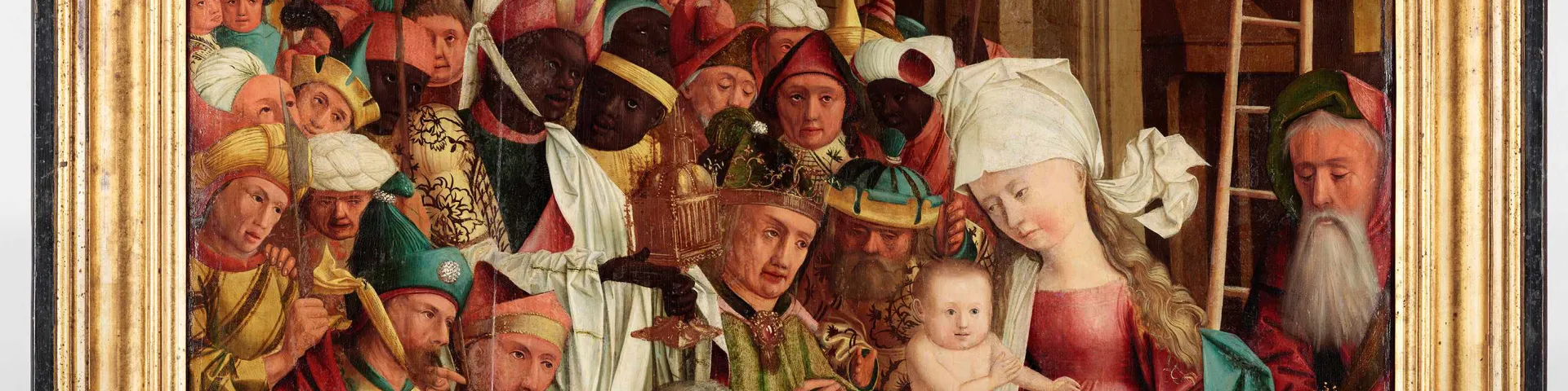 Heilige Drei Könige, die Maria und das Jesuskind anbeten