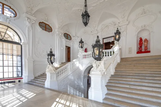 Oberes Belvedere Prunkstiege