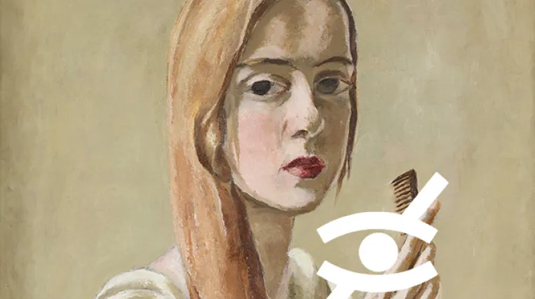 Marie-Louise von Motesiczky, Self-portrait with comb, 1926