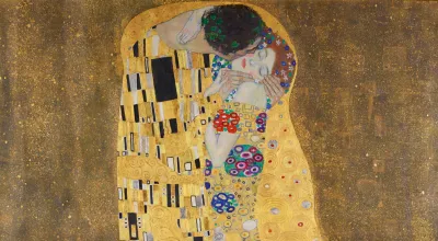 Gustav Klimt, Liebespaar (Kuss), 1908 (vollendet 1909)